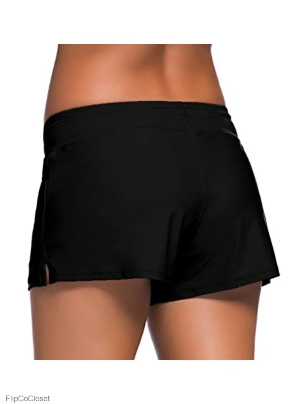 Women's Swim Board Shorts with Built-in Briefs Quick Dry 4-Way Stretch